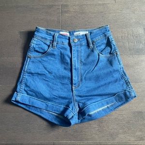 Wrangler High Waisted Jean Shorts